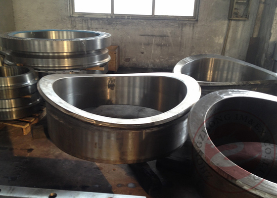 Pressure vessel, tube plate, oil part, cylinder, piston, flange, forged component