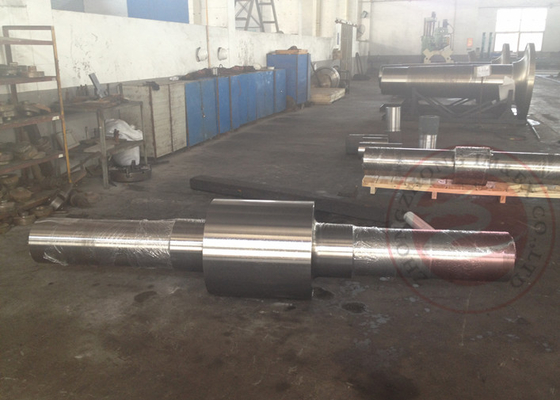 Open die forging, carbon, alloy steel shaft, forged shaft;  mining machinery shaft forging
