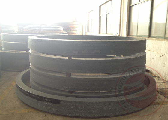 Alloy Steel 42CrMo4 Ring Flange Open Die Forging For Gas Pipe Industry , EF + LF + VD