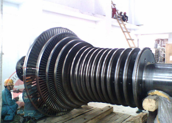 Max. 300,000KW high wear resistance 25Cr2Ni4MoV forged alloy steel steam turbine rotor, forging, forged turbine, rotor,