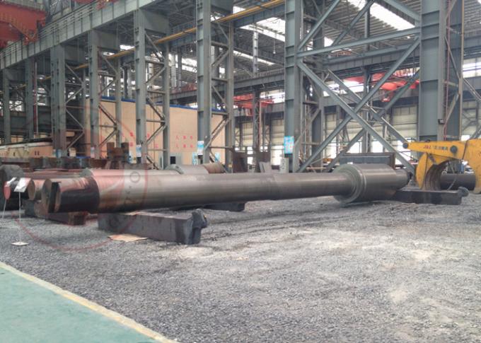 Rough Machining Custom Forged Steel Shaft Pinion Shaft Forging For Marine Gear Reducer