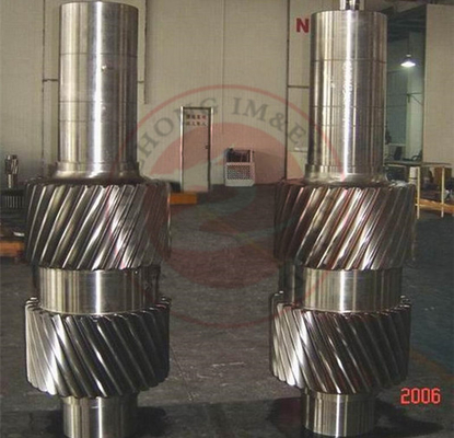 Forged shaft, gear shaft, ASTM DIN EN standard marine shafting forged gear shaft vessel