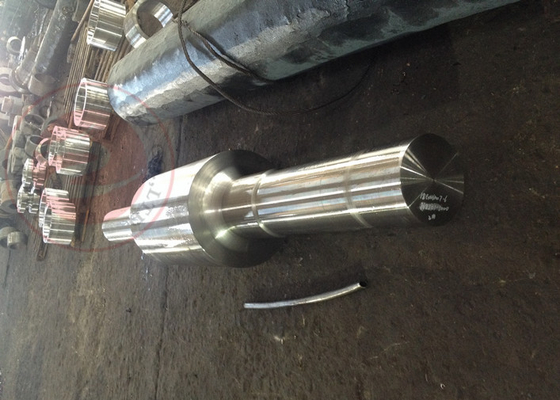 EN 10228 ASTM variable speed gear shaft, carburizing steel gear shaft, forged pinion shaft