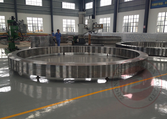 DIN ASTM EN Hydraulic Rolled Ring Flange With ingot smelting , carbon / alloy Steel forgin