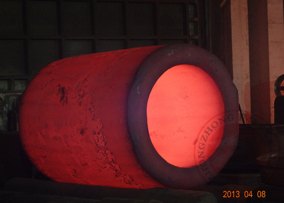 Pipeline Barrel Forged Cylinder Sleeve For Oil Pipe Part , GB ASTM EN