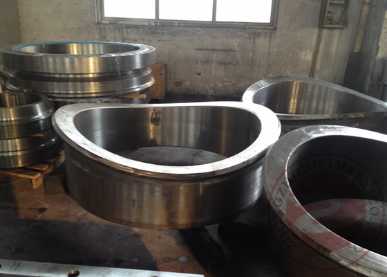 Custom Forged Cylinder Piston EN DIN , Stainless Steel Cylinder Seat For Railroad Bridge