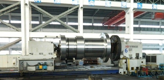 Electric Machinery Hydraulic Turbine Main Shaft Forging 100T OEM , High Precision