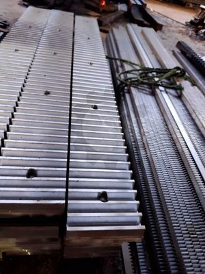 gear segment, quenched and tempered gear rack, induction hardening