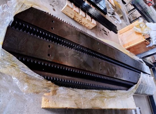 gear segment, quenched and tempered gear rack, induction hardening