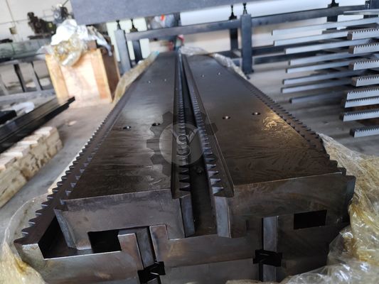 gear segment, quenched and tempered gear rack, induction hardening
