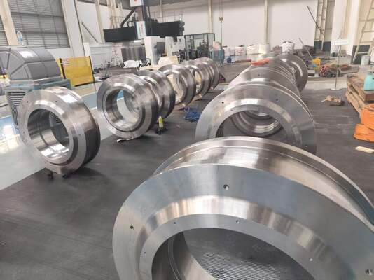 EN 26 AS1444 - X9940-X Crane wheels, wheel forging, alloy steel wheel ring forging trunnion wheel