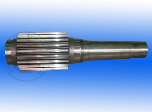 Machining Custom Forged Steel Shaft Pinion Shaft Forging For Marine Gear Reducer