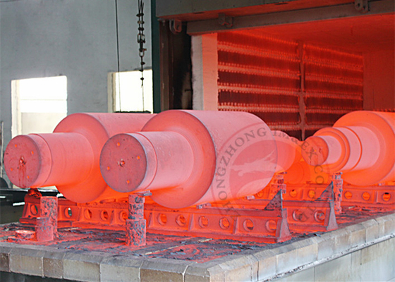 Custom Stepped Steel Roller, Roller Forging, DIN ISO, Forged Hot Roll EF+ LF + VD